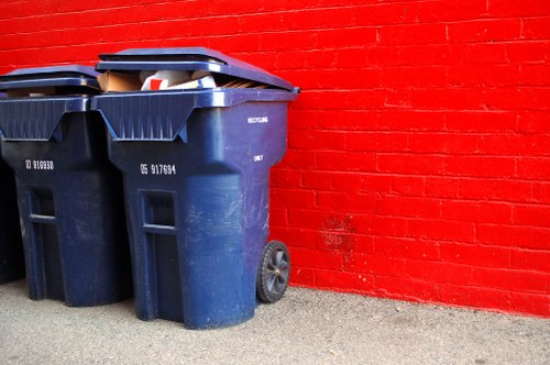 Construction waste clearance in urban Tufnell Park