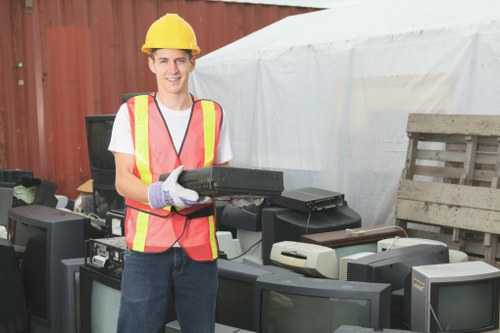 Community participating in waste removal initiatives